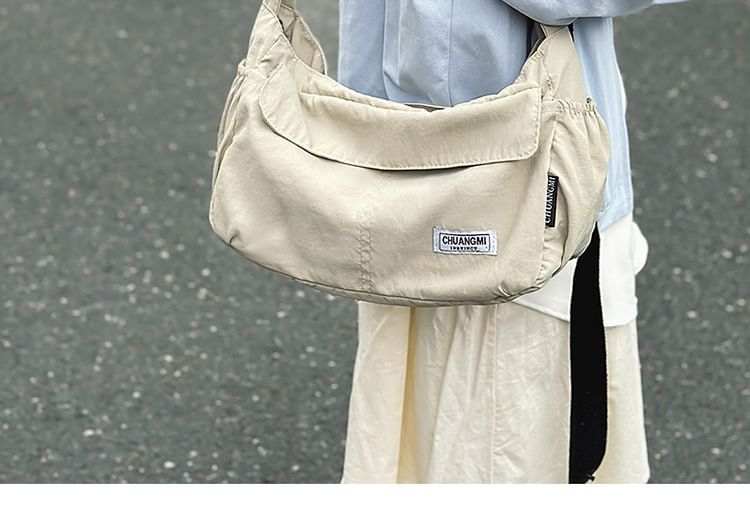 Nylon Plain Bag Crossbody