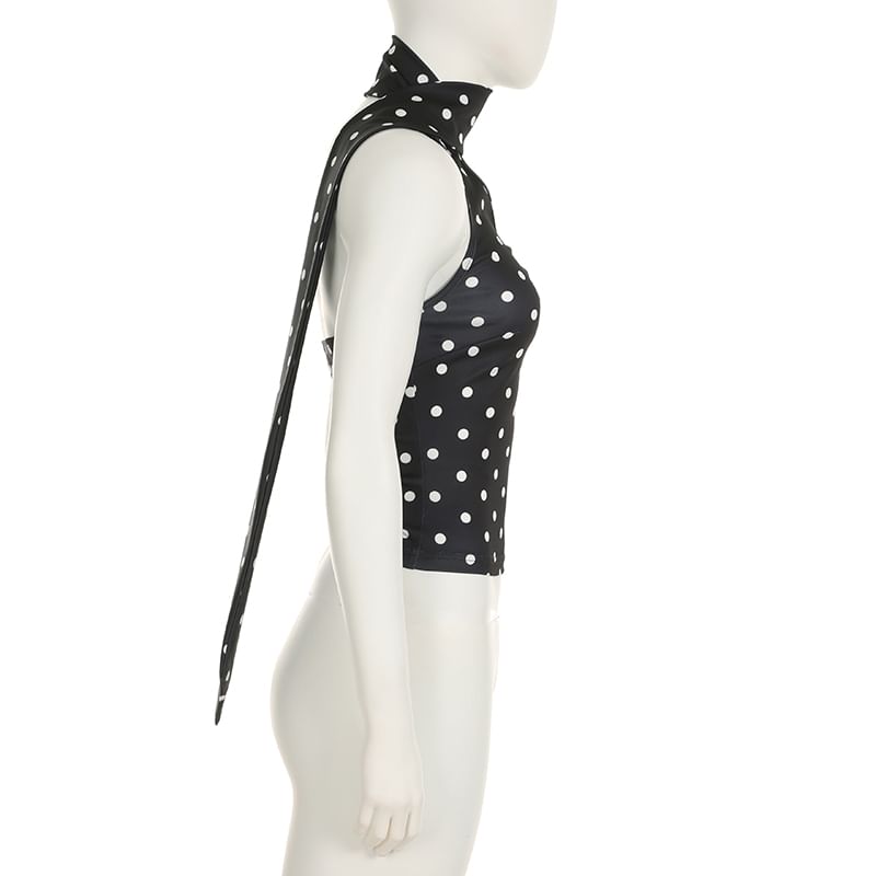 Top Halter Dotted