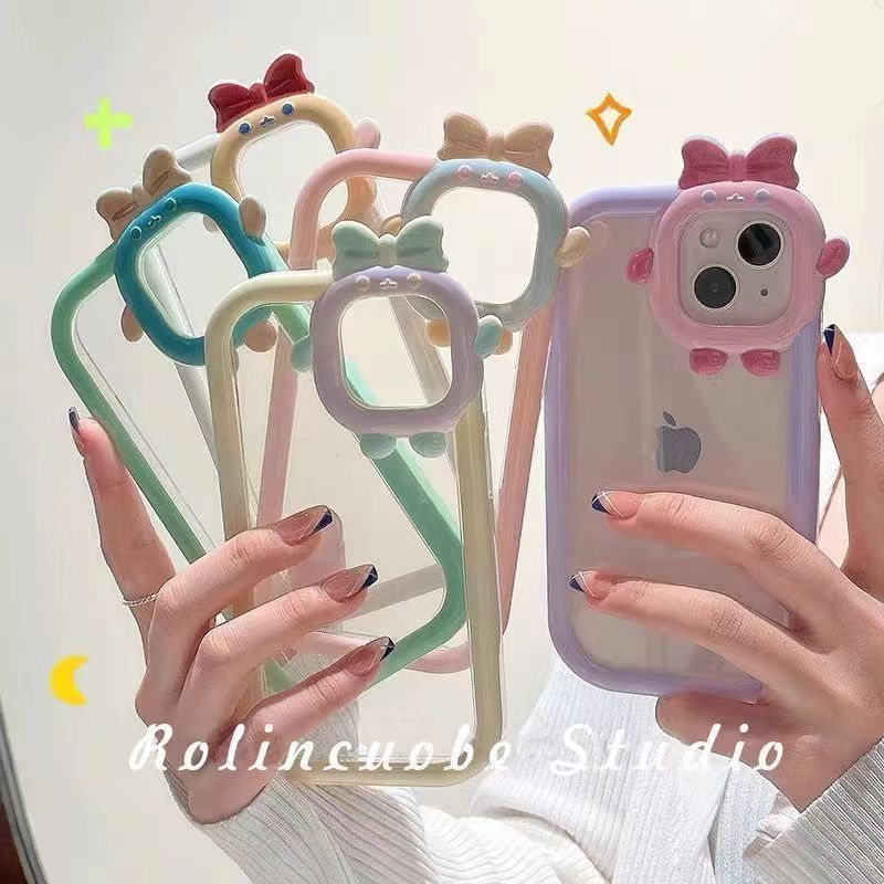 Case Phone Monster Bow
