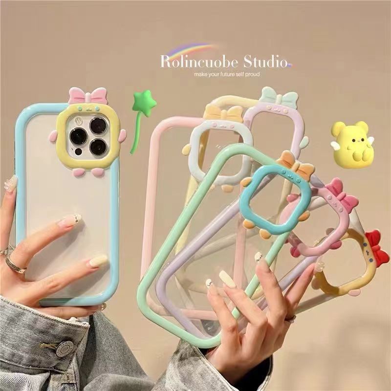 Case Phone Monster Bow