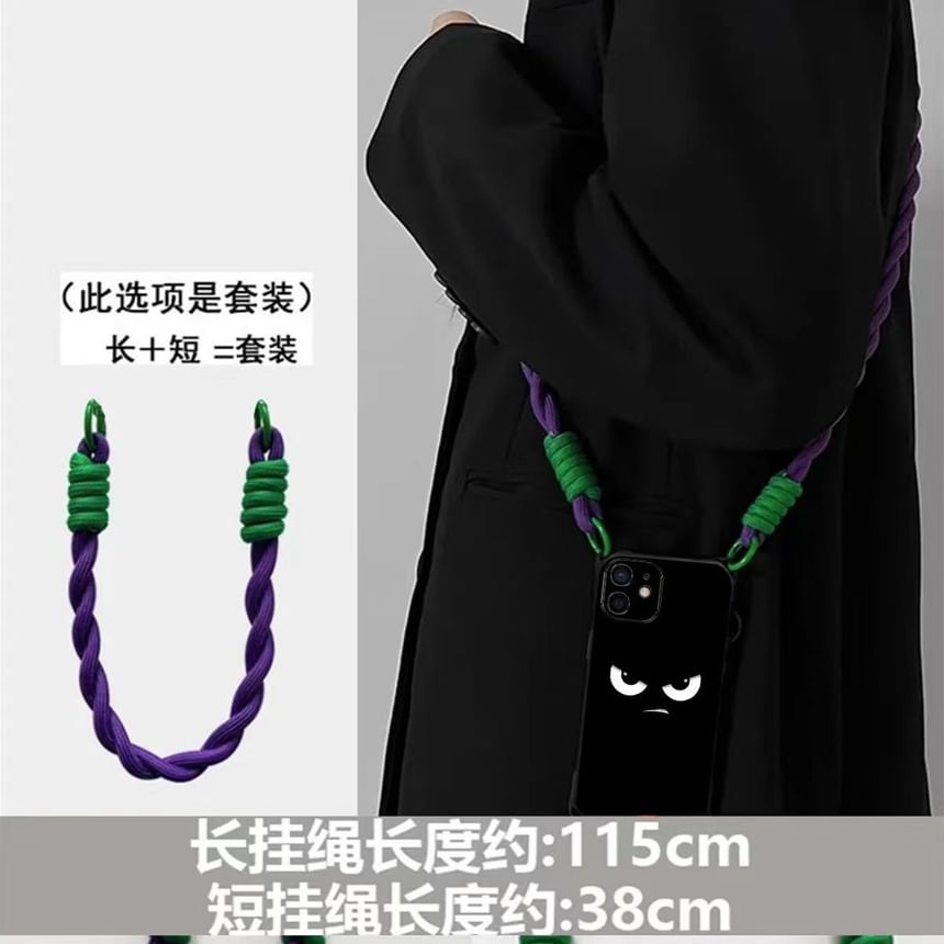 Set Cartoon Phone Lanyard / Strap Eye Case