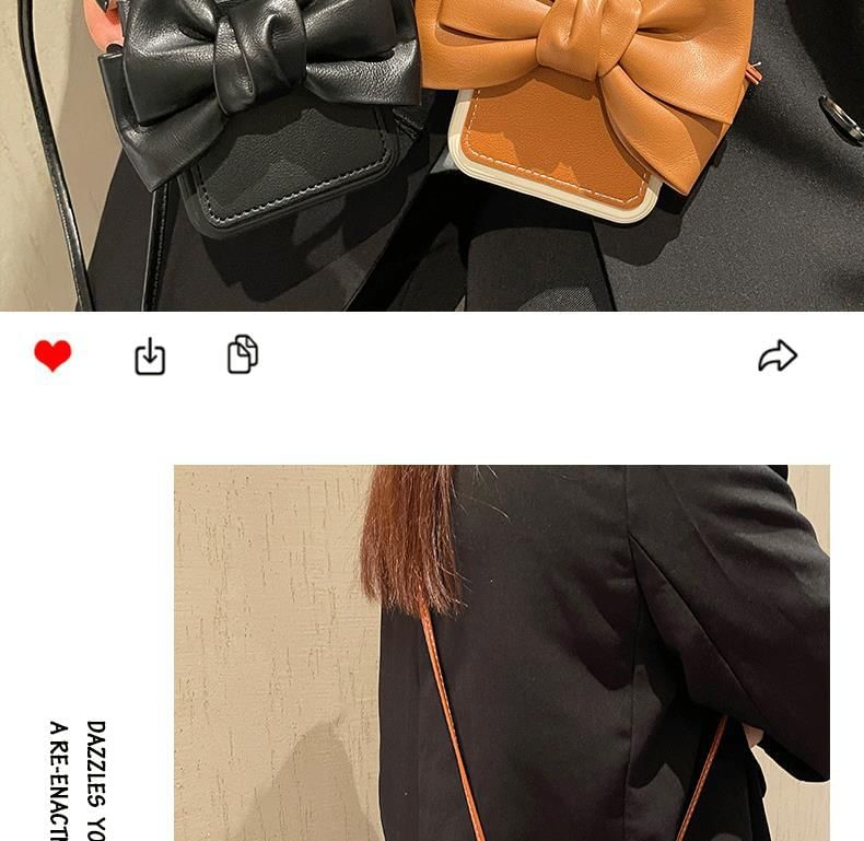 Bow Card Faux Lanyard Leather Case Holder Phone with
