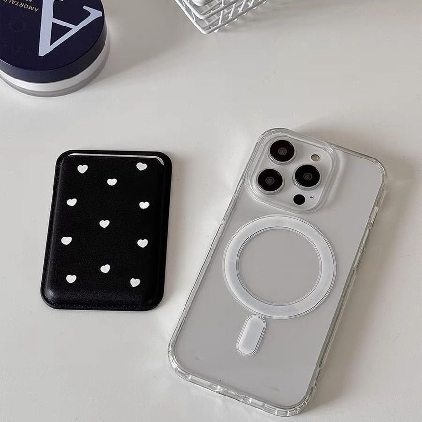 Magnetic (Compatible with MagSafe) Phone Case / Heart Card Holder / Set