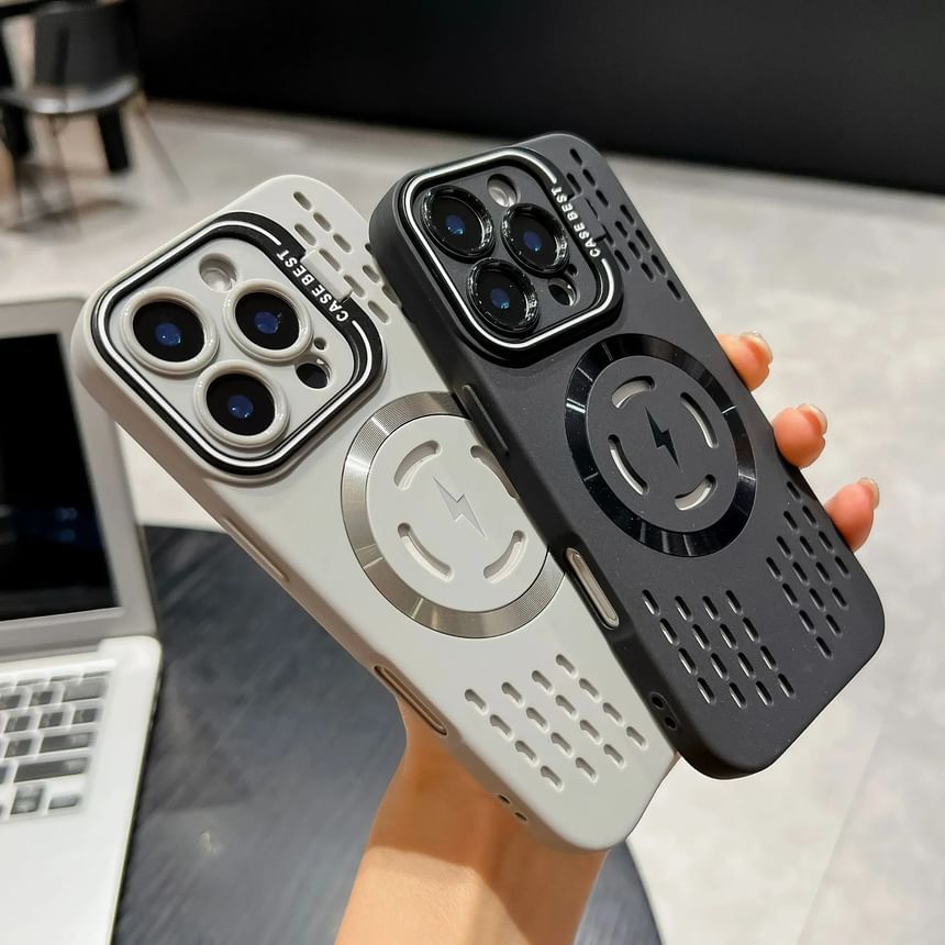 Case Perforated Magnetic MagSafe) with (Compatible iPhone