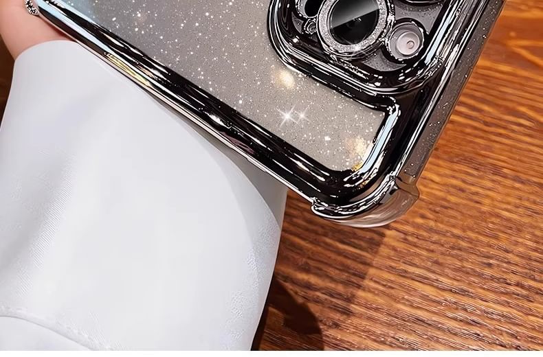 Glitter Transparent iPhone Case