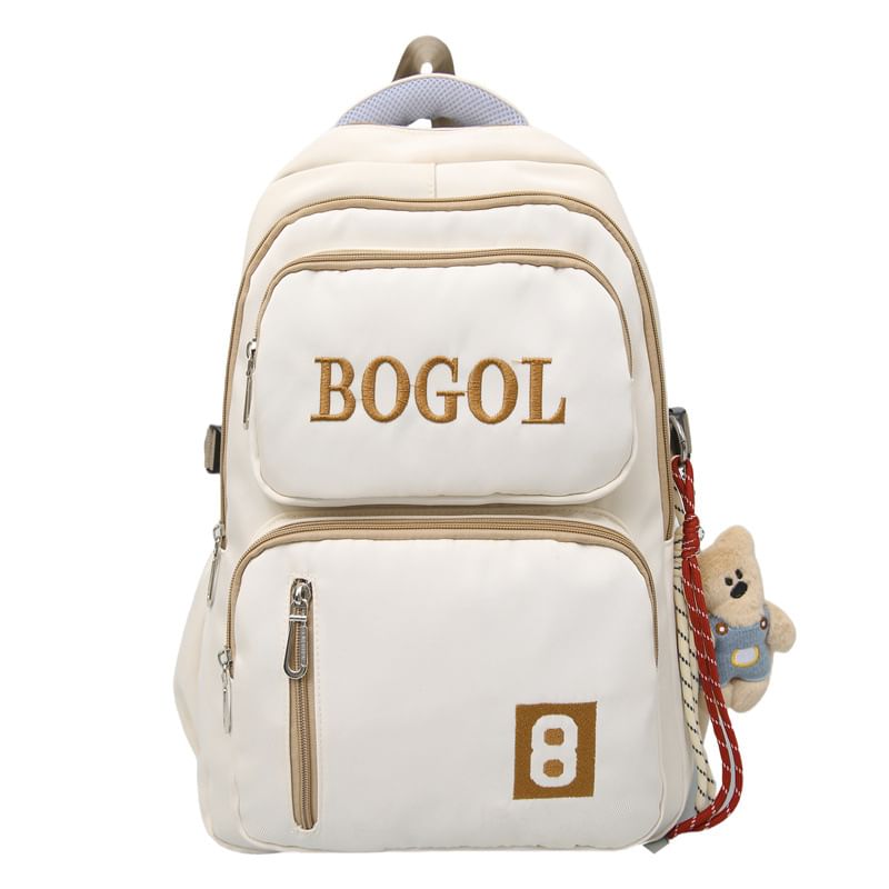 Zip Backpack Lettering