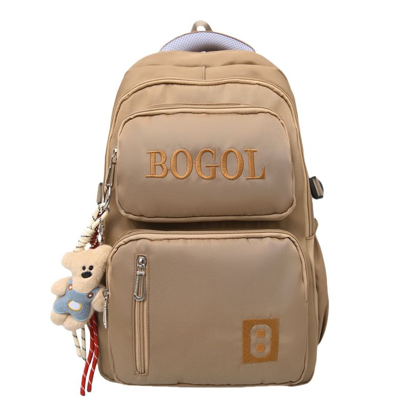 Zip Backpack Lettering