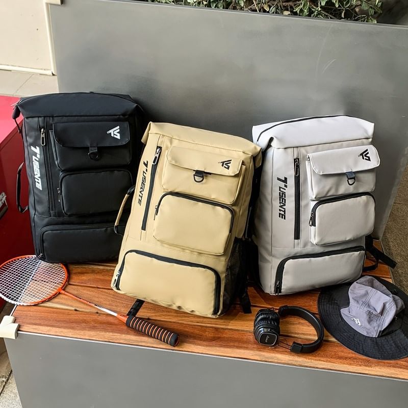 Backpack Lettering Zip