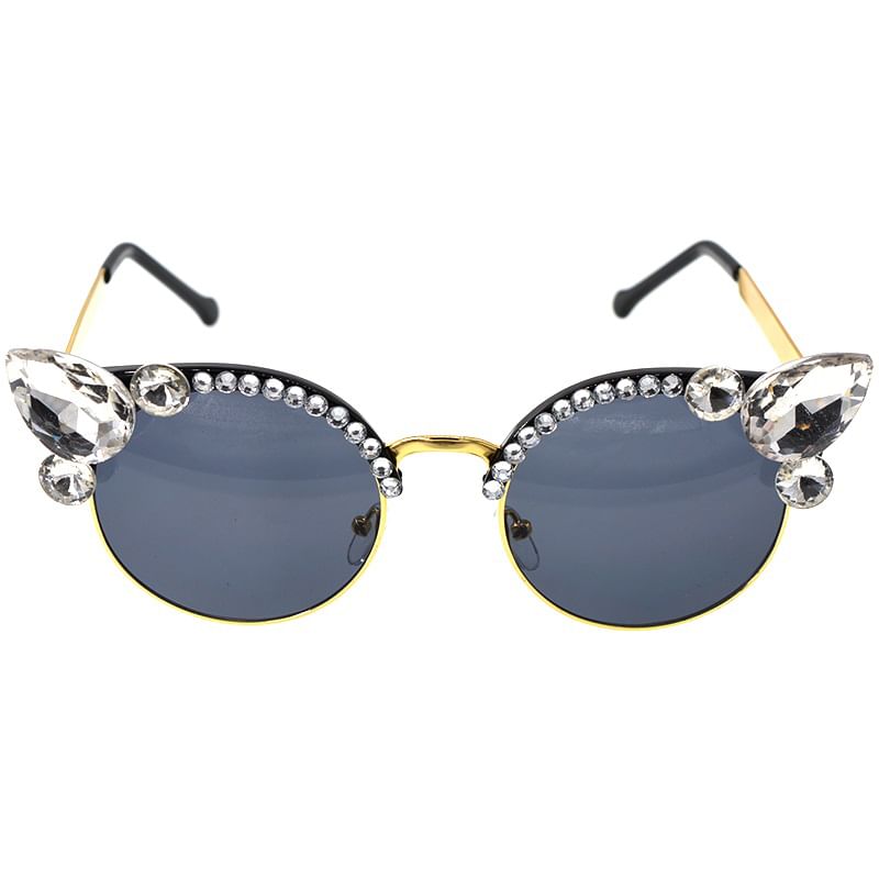 Floral Sunglasses Rhinestone