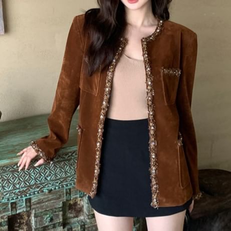 Top Neck Spaghetti Camisole Plain Scoop Strap