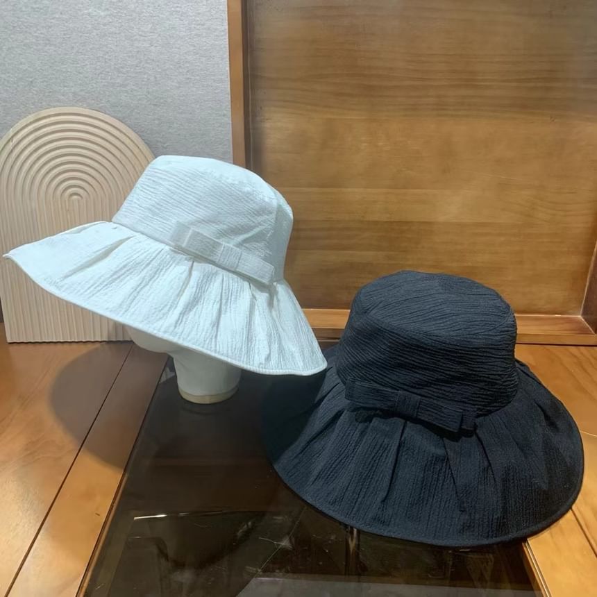 Plain Bow Sun Hat