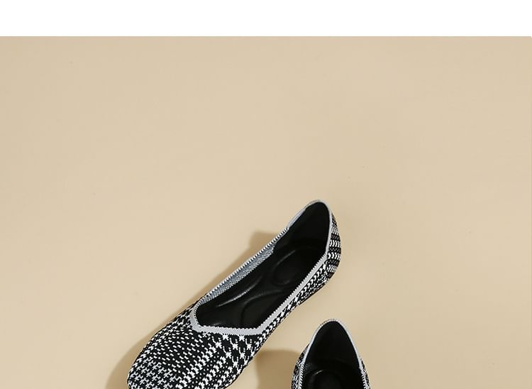 Square Toe Flats