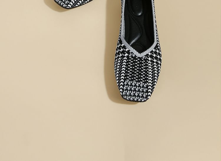 Square Toe Flats