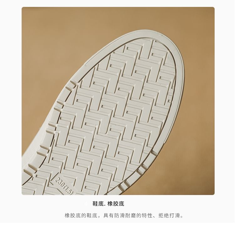 Sample Faux Pearl Platform Slip-Ons