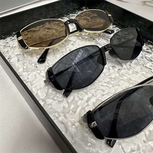 Rectangular Plain Sunglasses