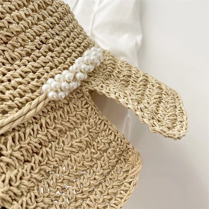 Straw Hat Cloche