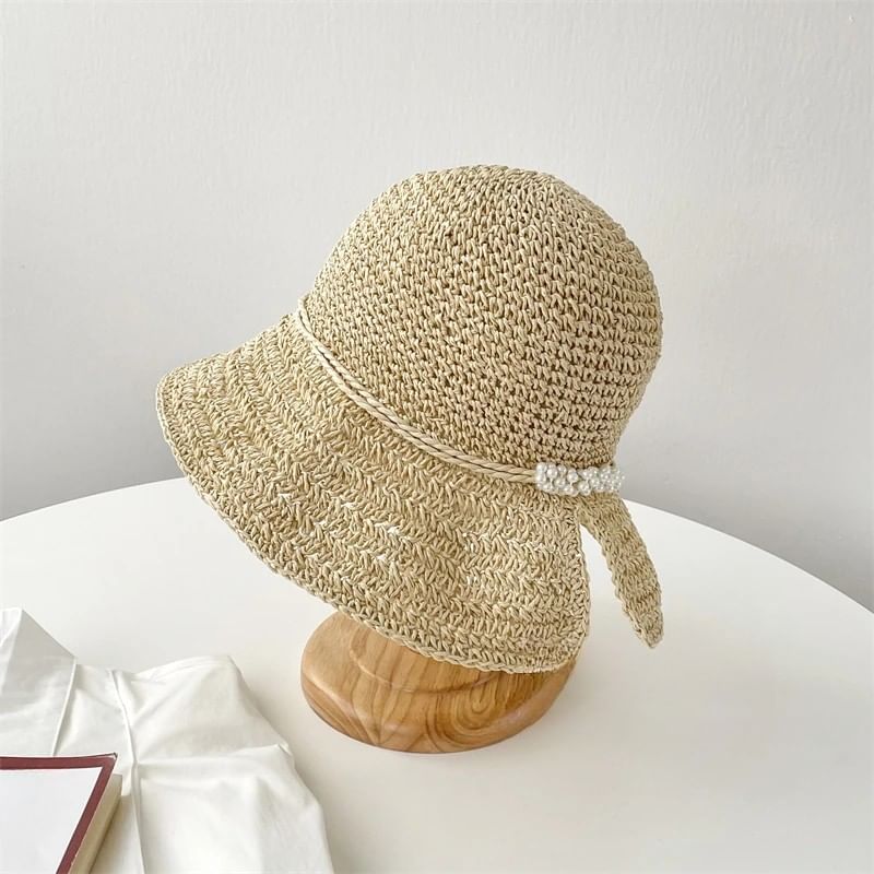 Straw Hat Cloche
