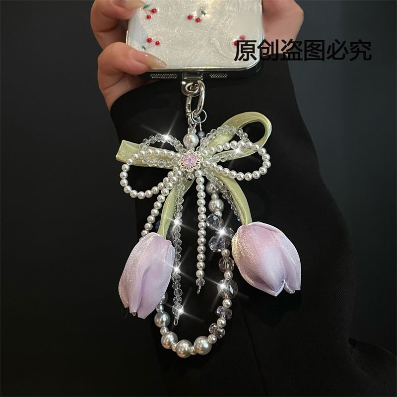 Pearl with Faux Phone Lanyard Pad
