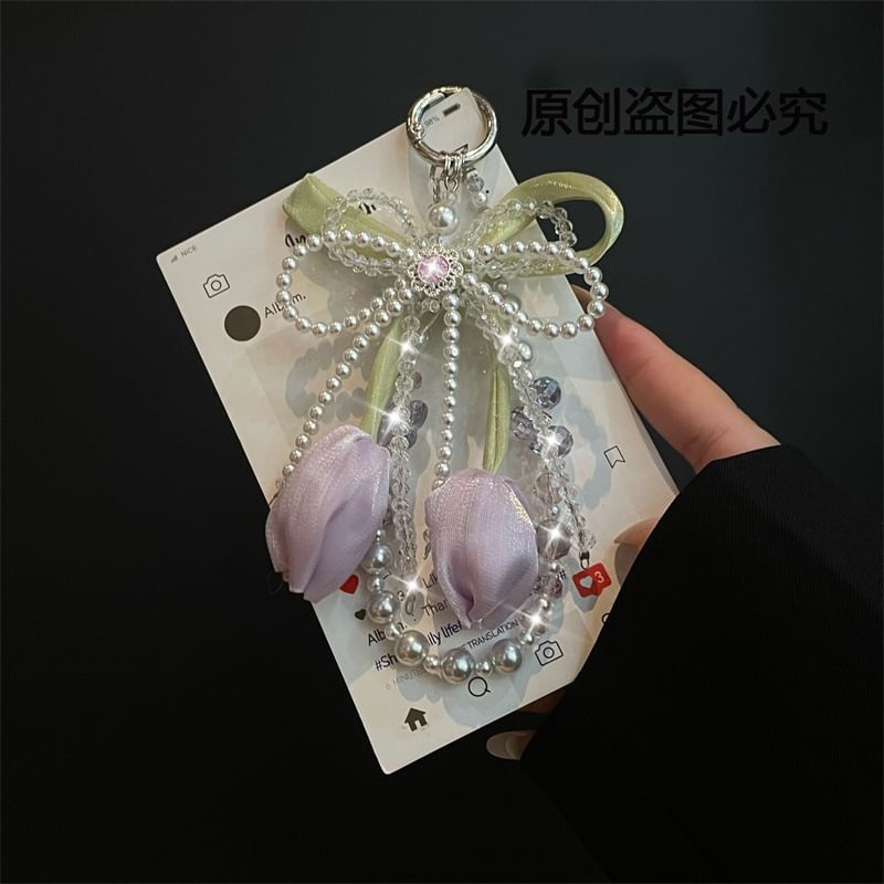 Pearl with Faux Phone Lanyard Pad