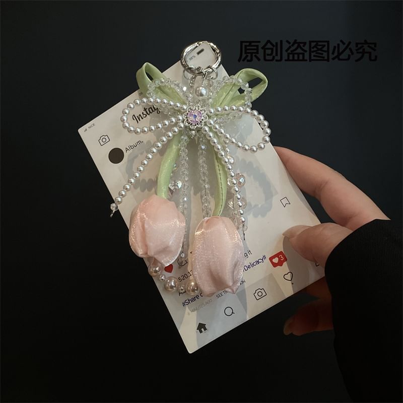 Pearl with Faux Phone Lanyard Pad