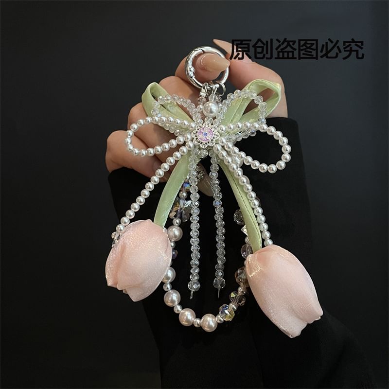 Pearl with Faux Phone Lanyard Pad