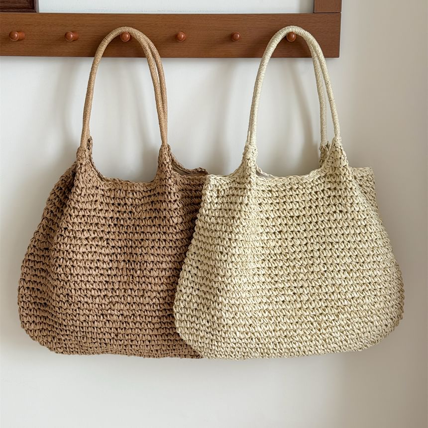 Bag Tote Straw Plain