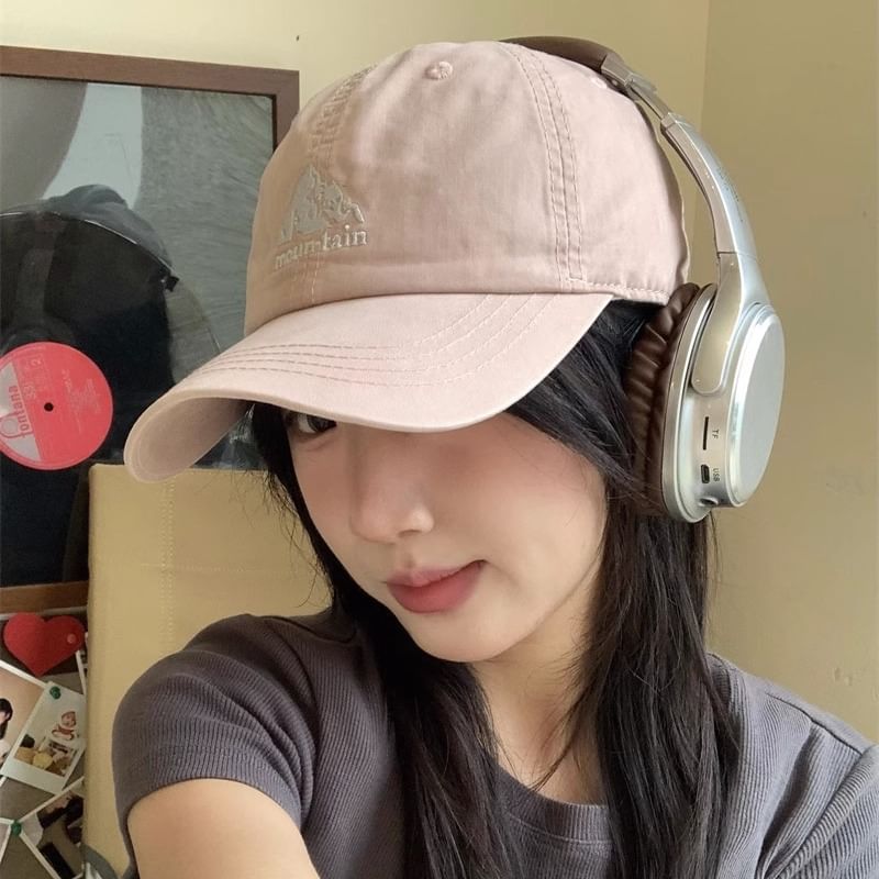 Baseball Cap Mountain Embroidered