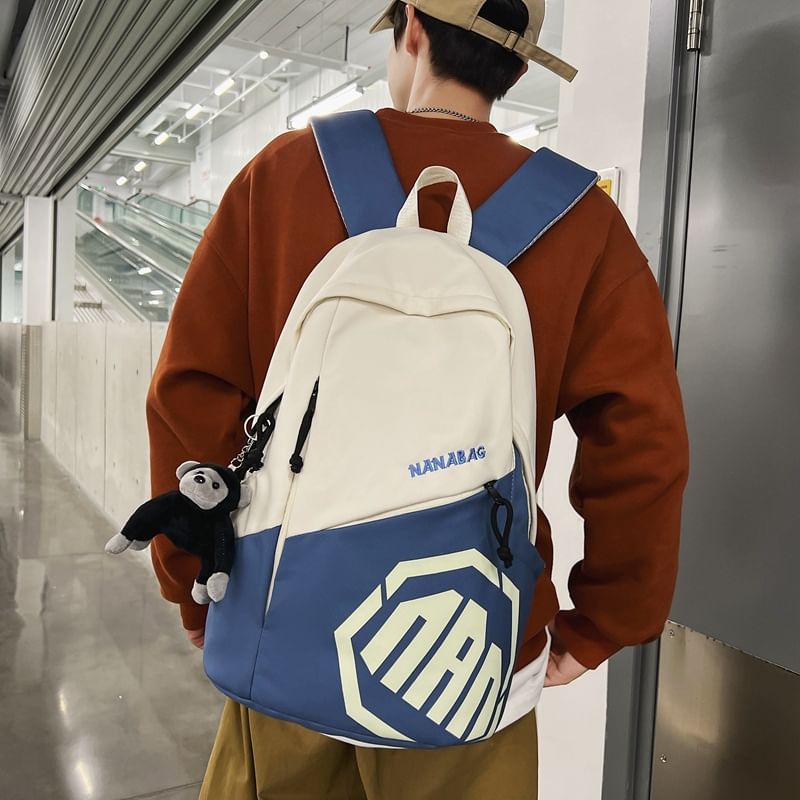 / Charm Bag Set Backpack Lettering Godzilla