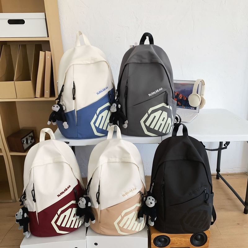 / Charm Bag Set Backpack Lettering Godzilla