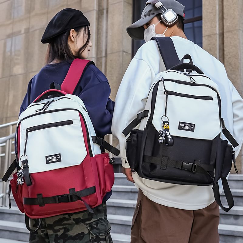 Backpack Charm Set Flap Bag Lettering /