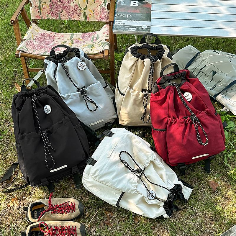 Backpack Drawstring Lettering