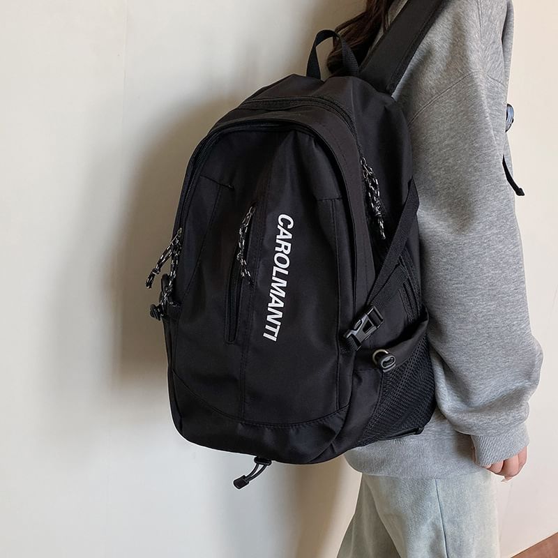 Two Lettering Backpack Tone