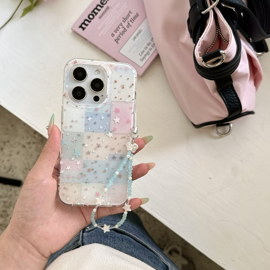 Checker Case Strap Phone Set / Star