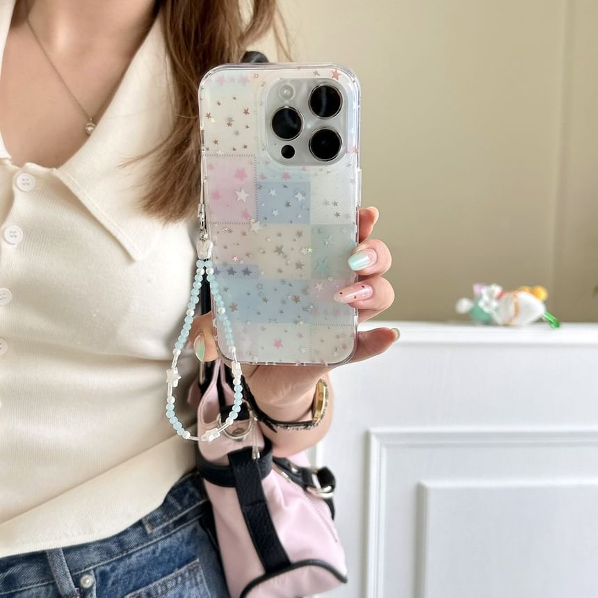Checker Case Strap Phone Set / Star