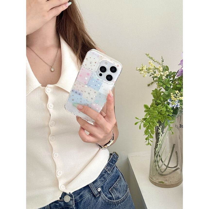 Checker Case Strap Phone Set / Star