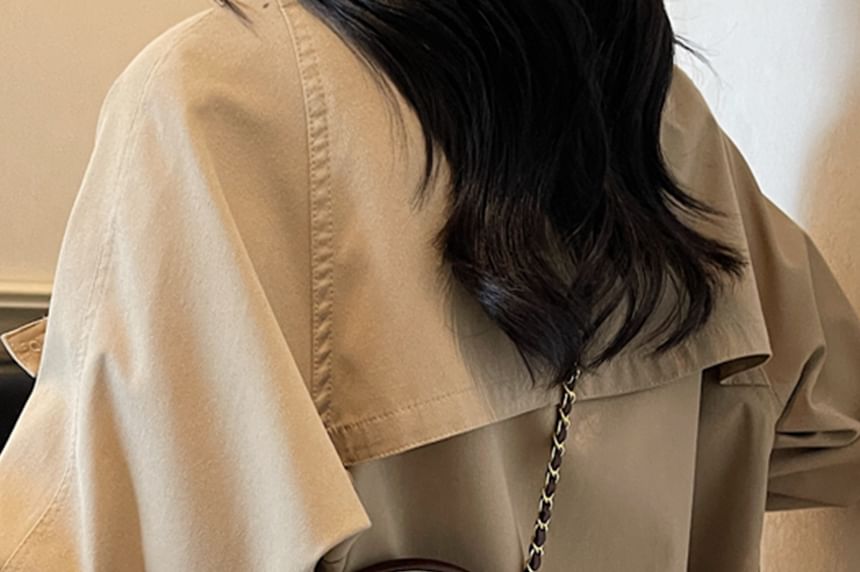 Leather Quilted Faux Chain Crossbody Strap Bag