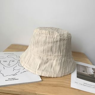 Frayed Bucket Hat Plain
