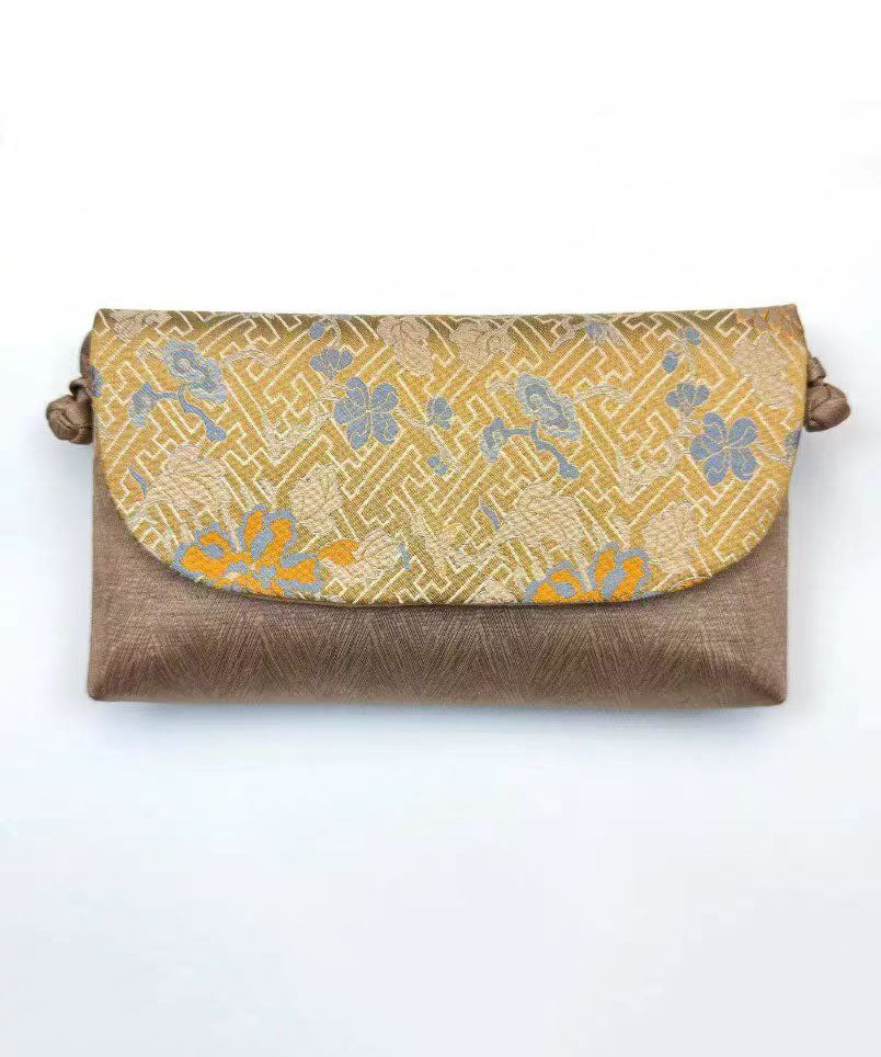 Versatile New Silk Crossbody Clutch Style Bag Chinese