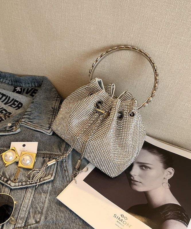 Water Studded Pouch Glitter Diamond New Bag Handmade Metal