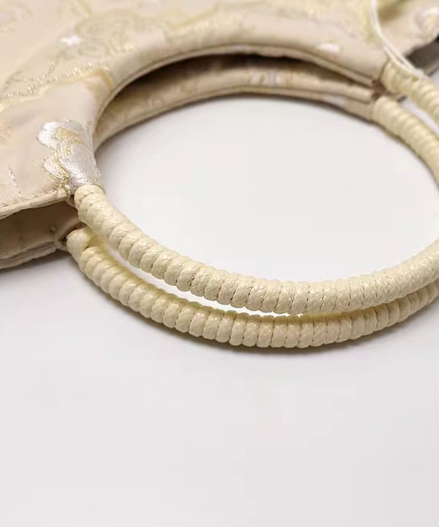 Handbag Print Original New Tote Beige Chinese Tassel