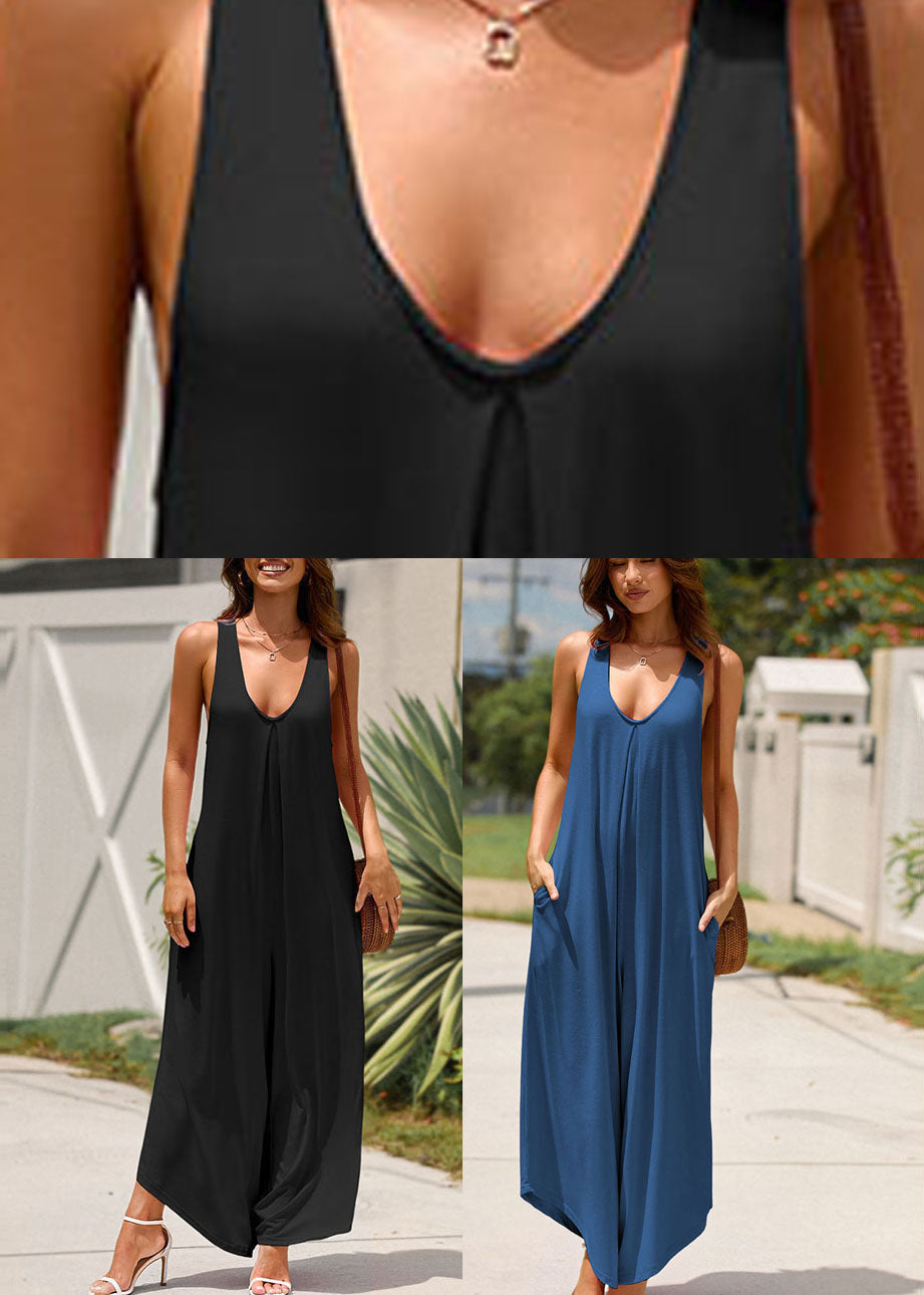 Dress Strap Summer Patchwork Spaghetti Black Women Maxi
