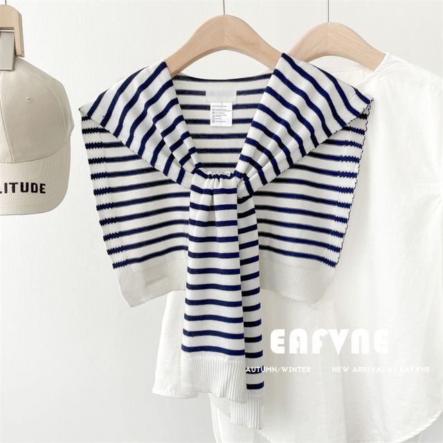 Knit Shawl Striped