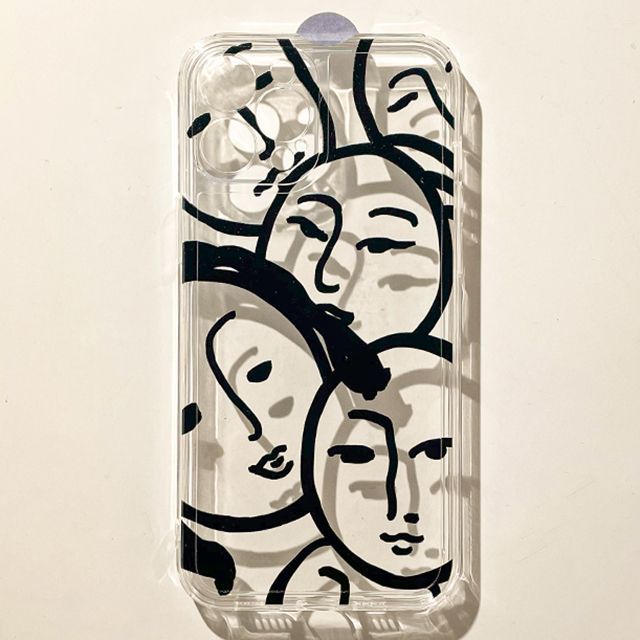 Sample Print Transparent Phone Case