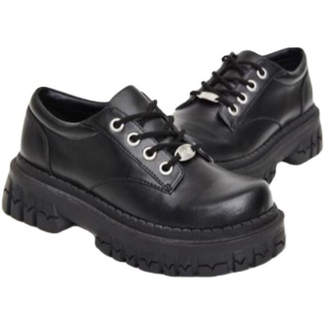 Lace-Up Platform Shoes