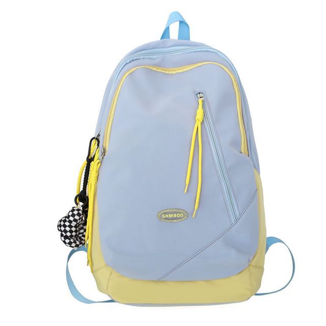 Logo Nylon Two-Tone Backpack