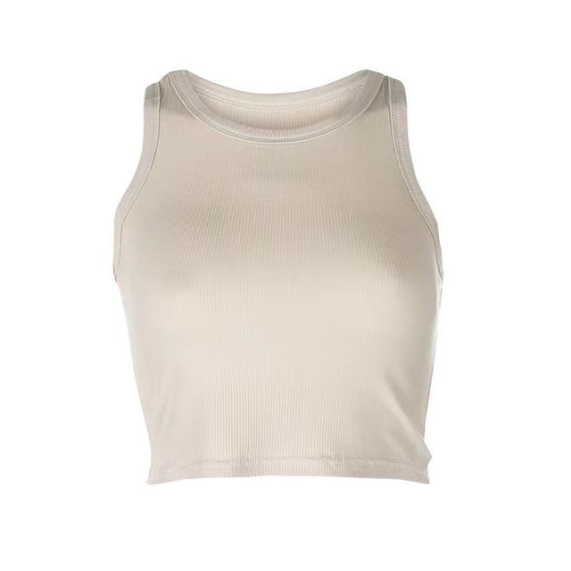 Tank Top Plain Cropped