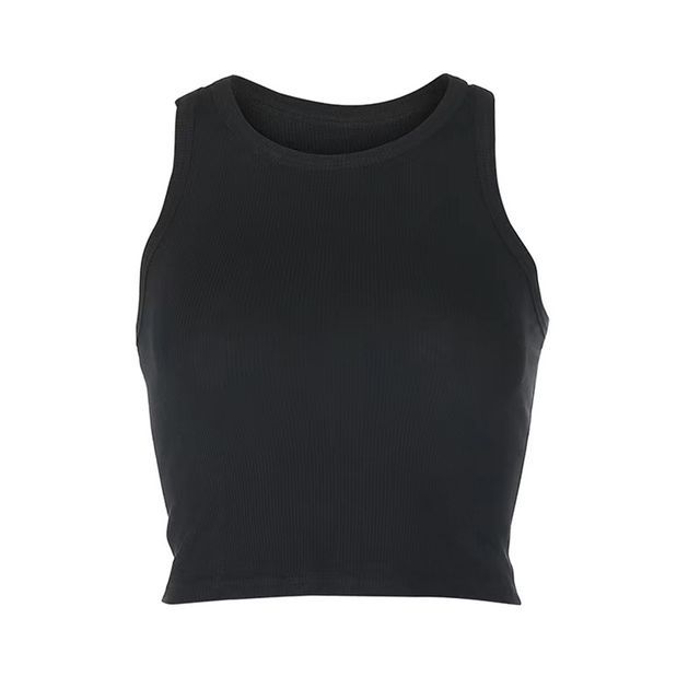 Tank Top Plain Cropped