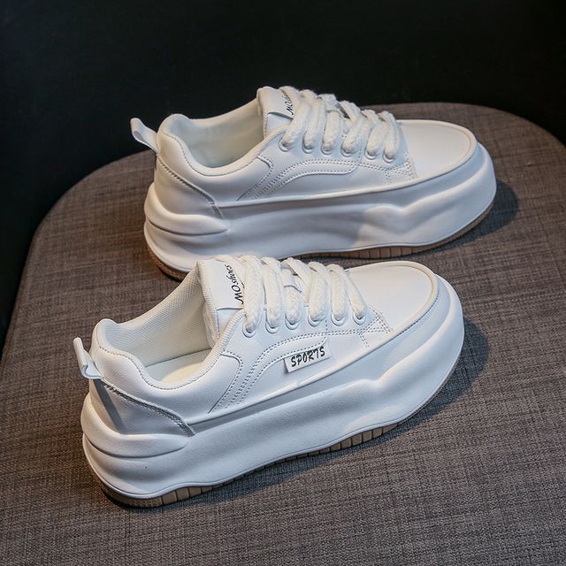 Up Platform Lace Sneakers