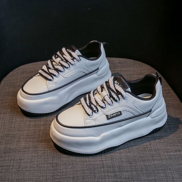 Up Platform Lace Sneakers