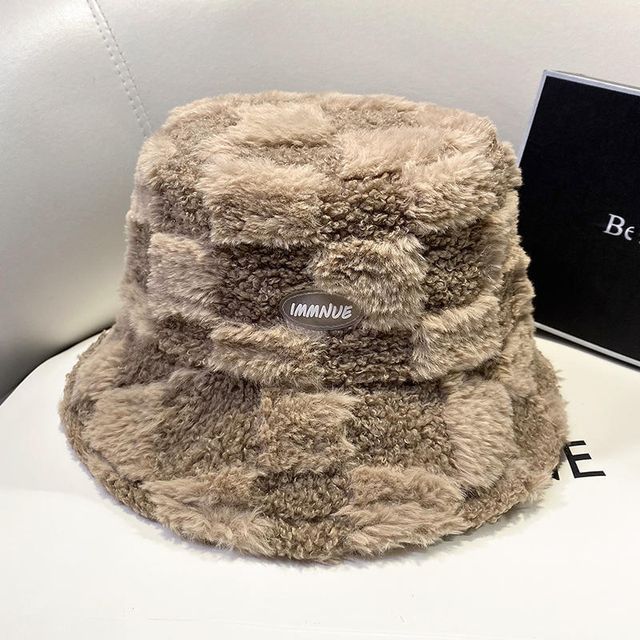 Sample Plain Fluffy Bucket Hat